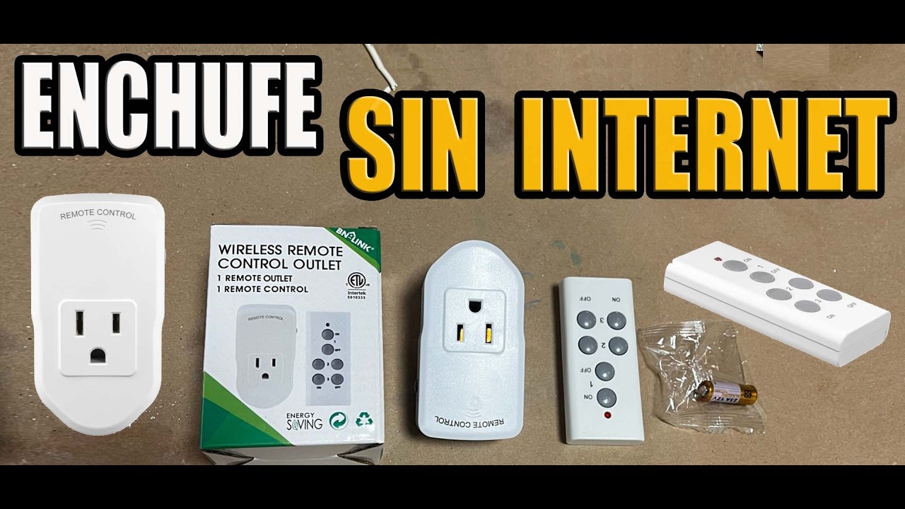 Apaga todo a DISTANCIA, sin ALEXA -CONTROL REMOTO-