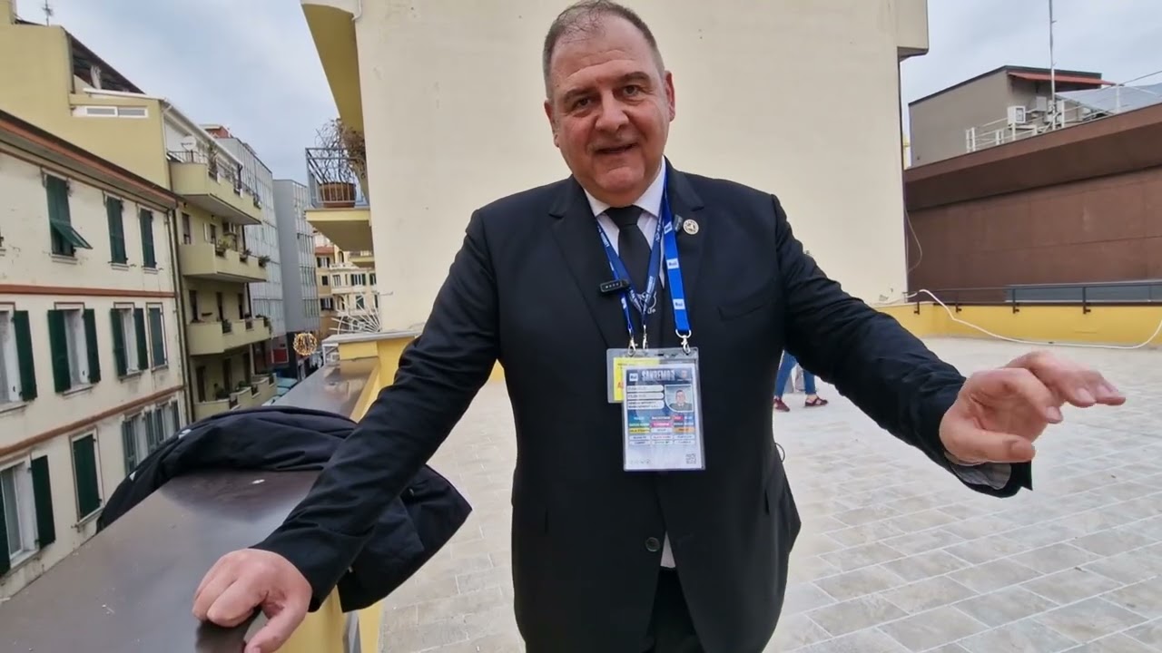 intervista a Filiberto D'Angelo di FIFA Security a Sanremo 260226
