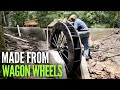 Installing the water wheel for hydro power  the off grid cabin ep 25