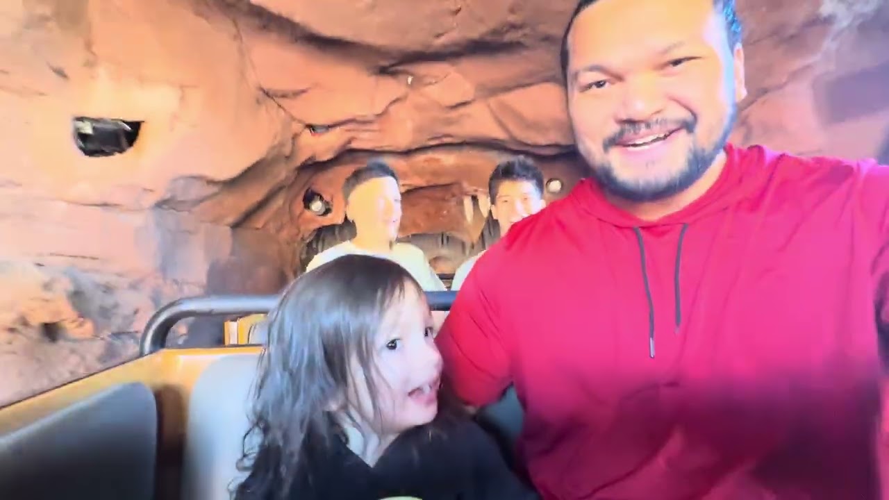 Habibi first ride at Disney ever 