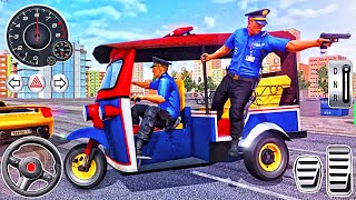 City TukTuk Rickshaw Police Simulator 3D: Mountain Driving - Best Android GamePlay screenshot 4