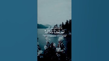 ارح مسامعك...😴💙 تلاوة رائعة😴💙إن الذين يخشون ربهم بالغيب😴
