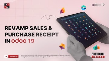 Revamp in Odoo 19 Sales Receipt and Purchase Receipt | Odoo19 Tips | Odoo 19 Functional Tutorials