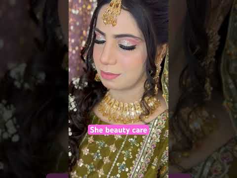 Mehndi bride by sadaf #makeup #makeupartist #ytshorts #shortsfeed