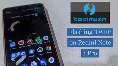 Flashing TWRP on Redmi Note 5 Pro