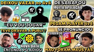 FÃS NOBRU DERRUBAM CONTA ? PQ NOISE Ñ PODE JOGAR ? FX FLUPY DEIXOU VAZAR ! MANOMAX DESABAFA 4v4