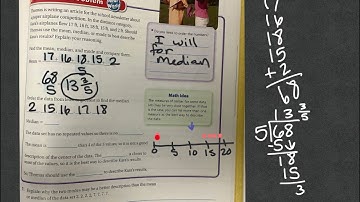 6th grade go math lesson 13.5 choose appropriate measures. Of center & variability
