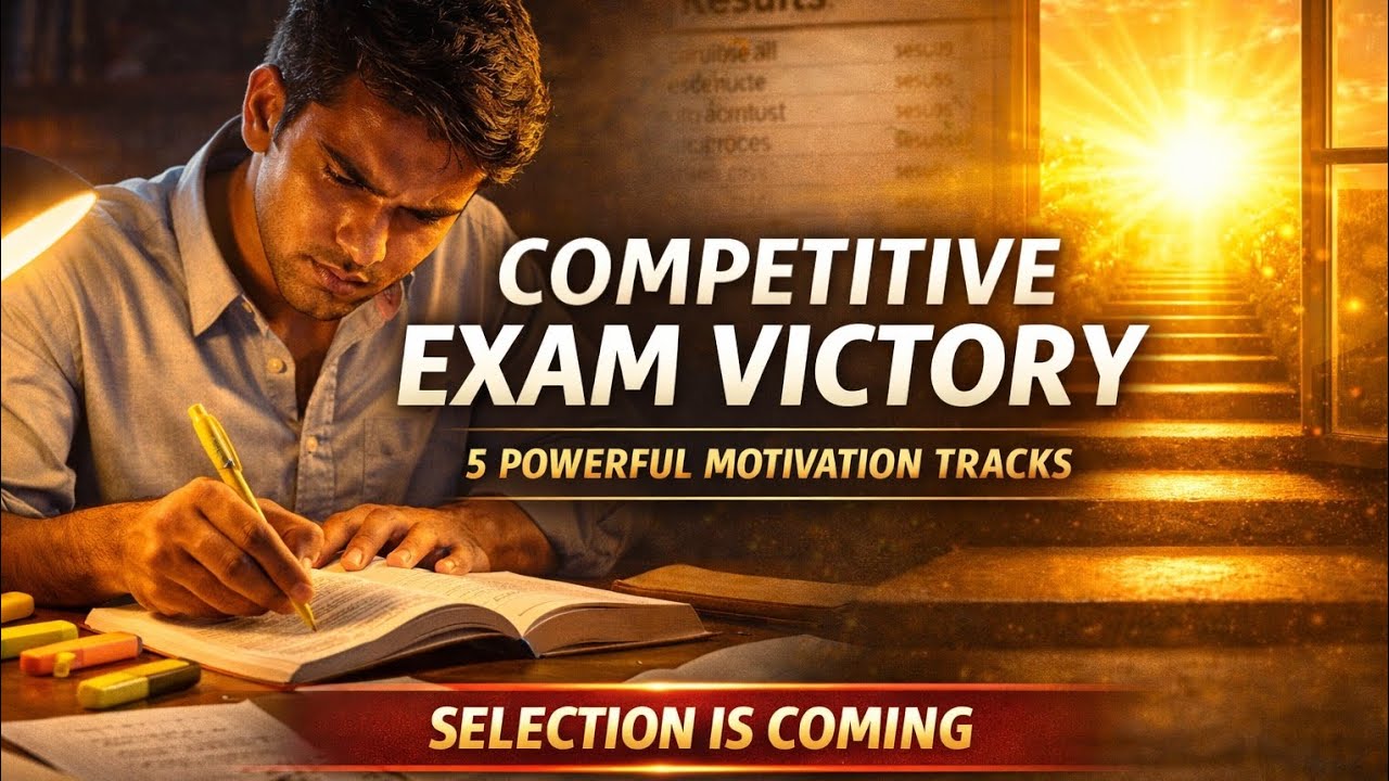 COMPETITIVE EXAM VICTORY 🔥 5 Powerful Motivation Tracks | Selection Mindset Activation 2026
