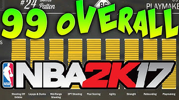 HOW TO GET 99 OVR ON NBA 2K17 FAST ATTRIBUTE UPGRADE!!!!!