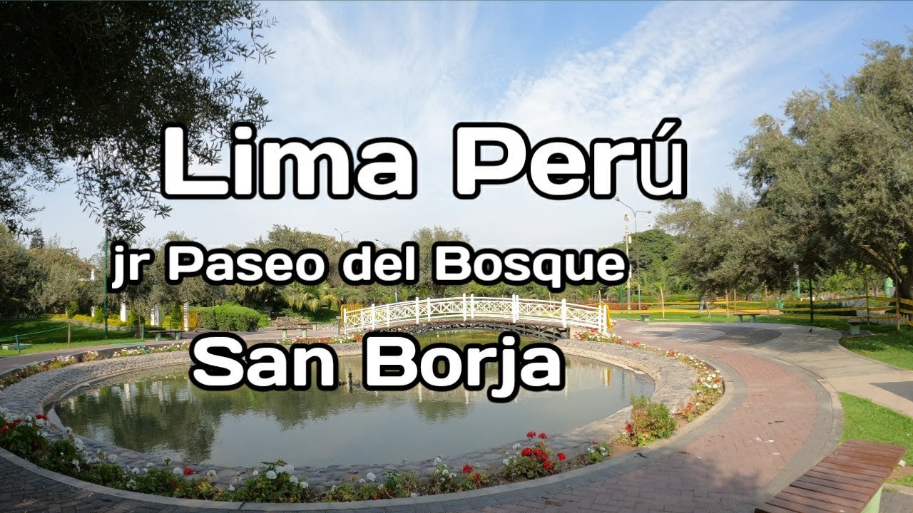 LIMA PERÚCAMINANDO POR AV PASEO DEL BOSQUESAN BORJADÍA 09/02/2021