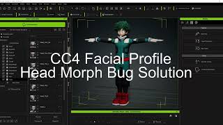 Character Creator 4(CC4) Facial Profile Editor - Head Morph Rotation Bug | reallusion