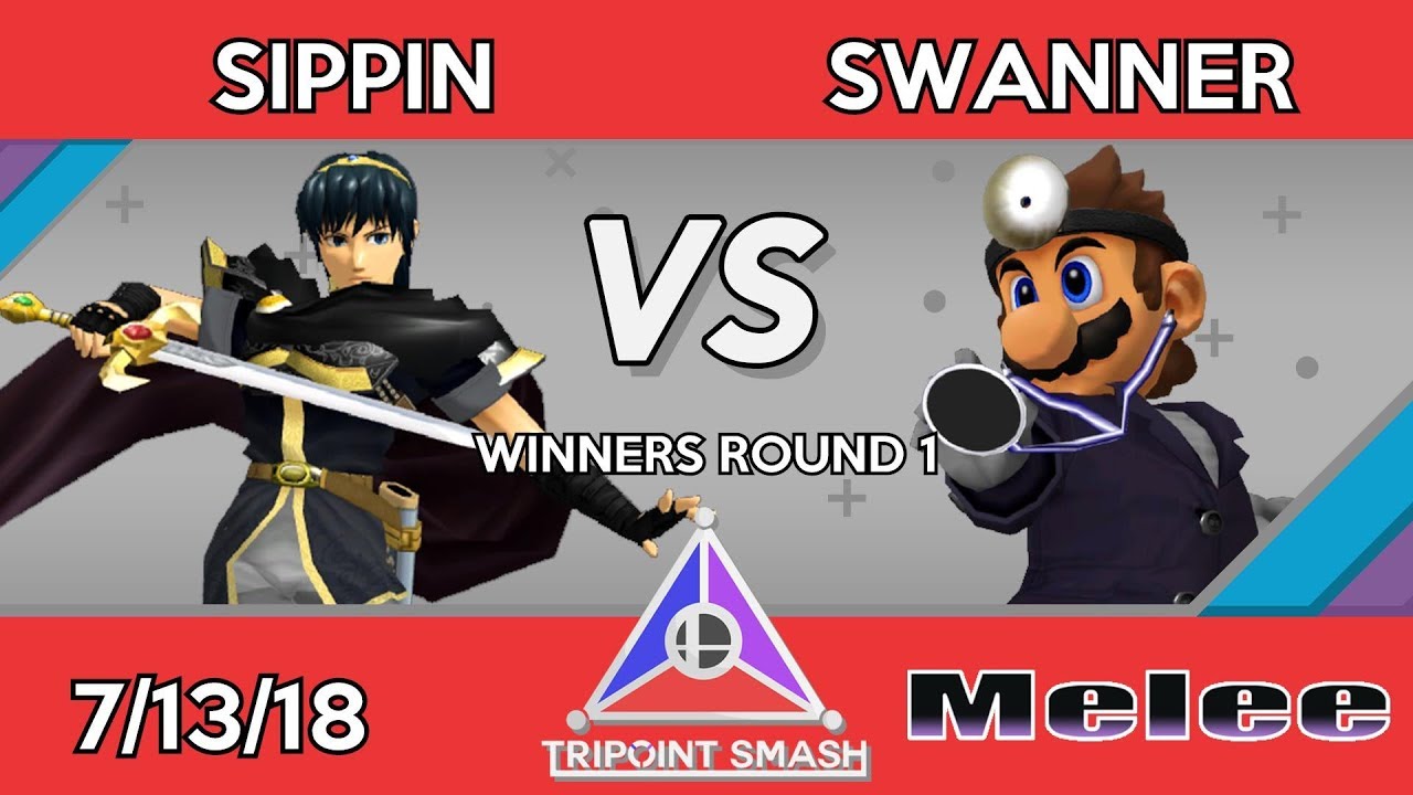 UGS | Sippin (Marth) vs Swanner (Dr. Mario) - Tripoint Smash 19 Winners Round 1 - YouTube
