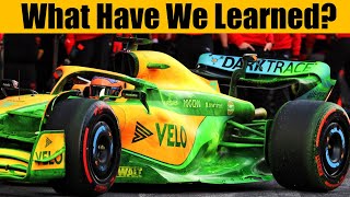 F1 2022 - Test 1 Summary (What Have We Learned So Far)