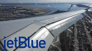 JetBlue Airways Airbus A320 BEAUTIFUL VIEWS on Approach & Landing in New York-John F. Kennedy (JFK)