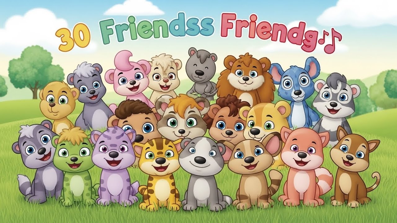 Animal Friends Sing Along | Fun Kids Song | Playful Nursery Rhyme