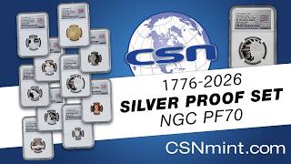 THE MOST UNIQUE SILVER PROOF SET EVER MADE!!!
