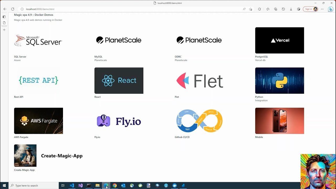 Magic xpa 4.9 and Docker