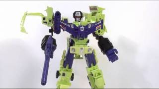 Video Review of the Crazydevy.com G1 Devastator forearm upgrade parts (CDMW-08)