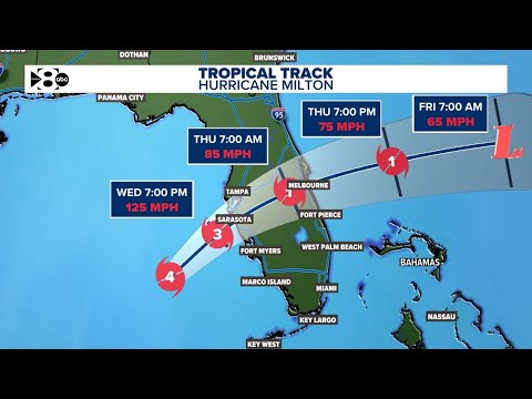 Hurricane Milton live landfall tracker | Radar, projected path, latest ...