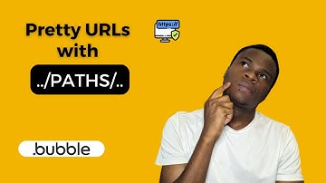 Implementing pretty URLs using PATHS | Bubble.io Tutorial