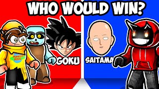 Which Anime Character WOULD WIN in Roblox screenshot 3