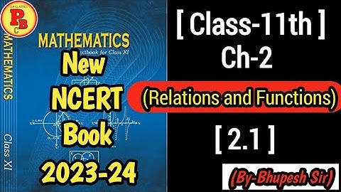 Ch-2(Relations and functions) |Ex-2.1 | class-11 | cbse | @ProblemsBeater