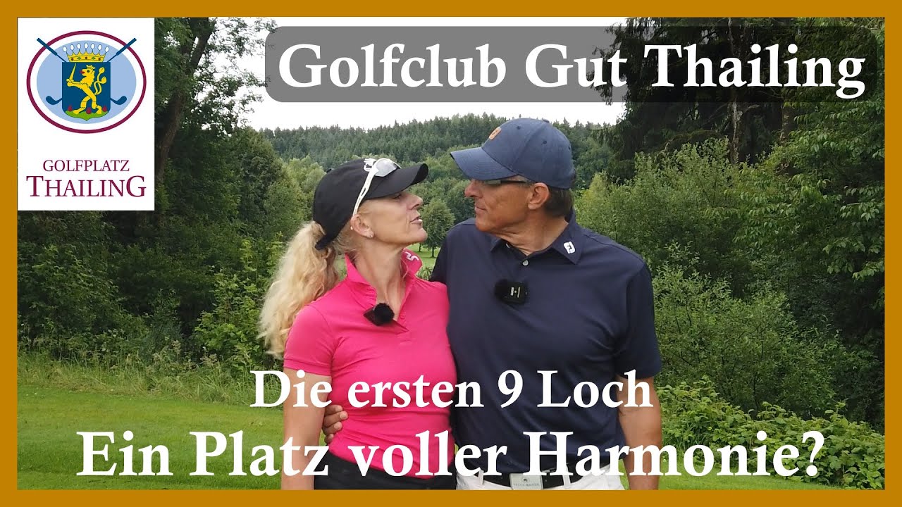 Ein fairer Platz und doch voller Tücken. GC Gut Thailing Loch 1-9 golf course vlog 2021