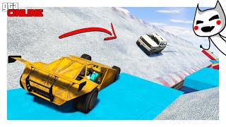 ЛЕДЯНАЯ И СКОЛЬЗКАЯ СТЕНКА НА СТЕНКУ (ГТА 5 ОНЛАЙН, GTA ONLINE)