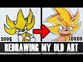 Redrawing My OLD 'BAD' Art | My FIRST Drawing..? | Sonic The Hedgehog