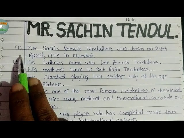 Sachin Tendulkar Biography by sportsduniya360 - Issuu