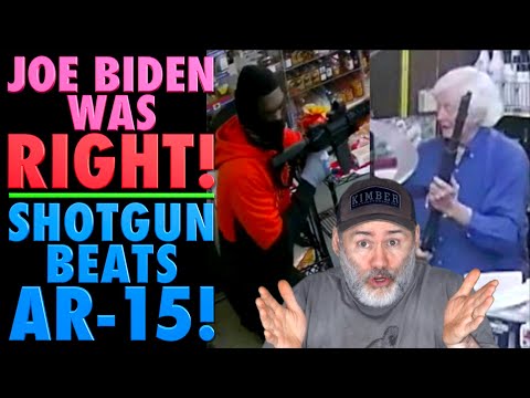 Joe Biden Was Right!!! Shotgun Beats AR-15!!!