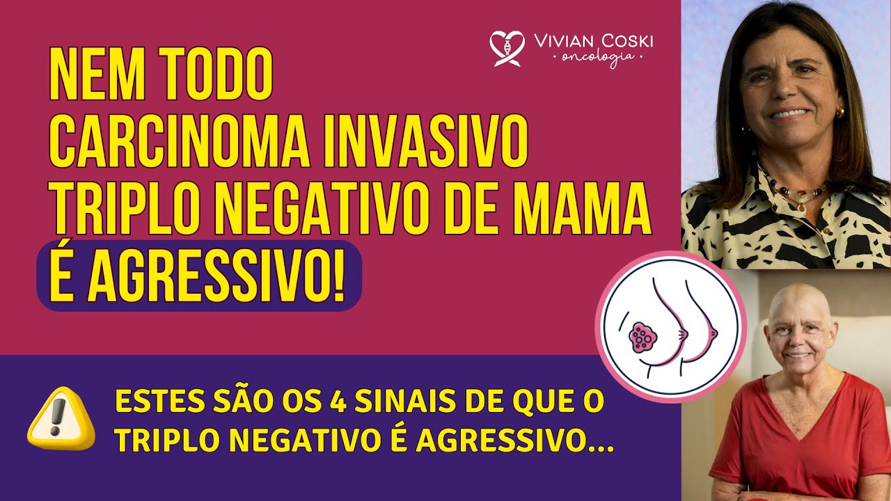 Sinais de que o carcinoma invasivo triplo negativo é agressivo! Roseana Sarney em tratamento …