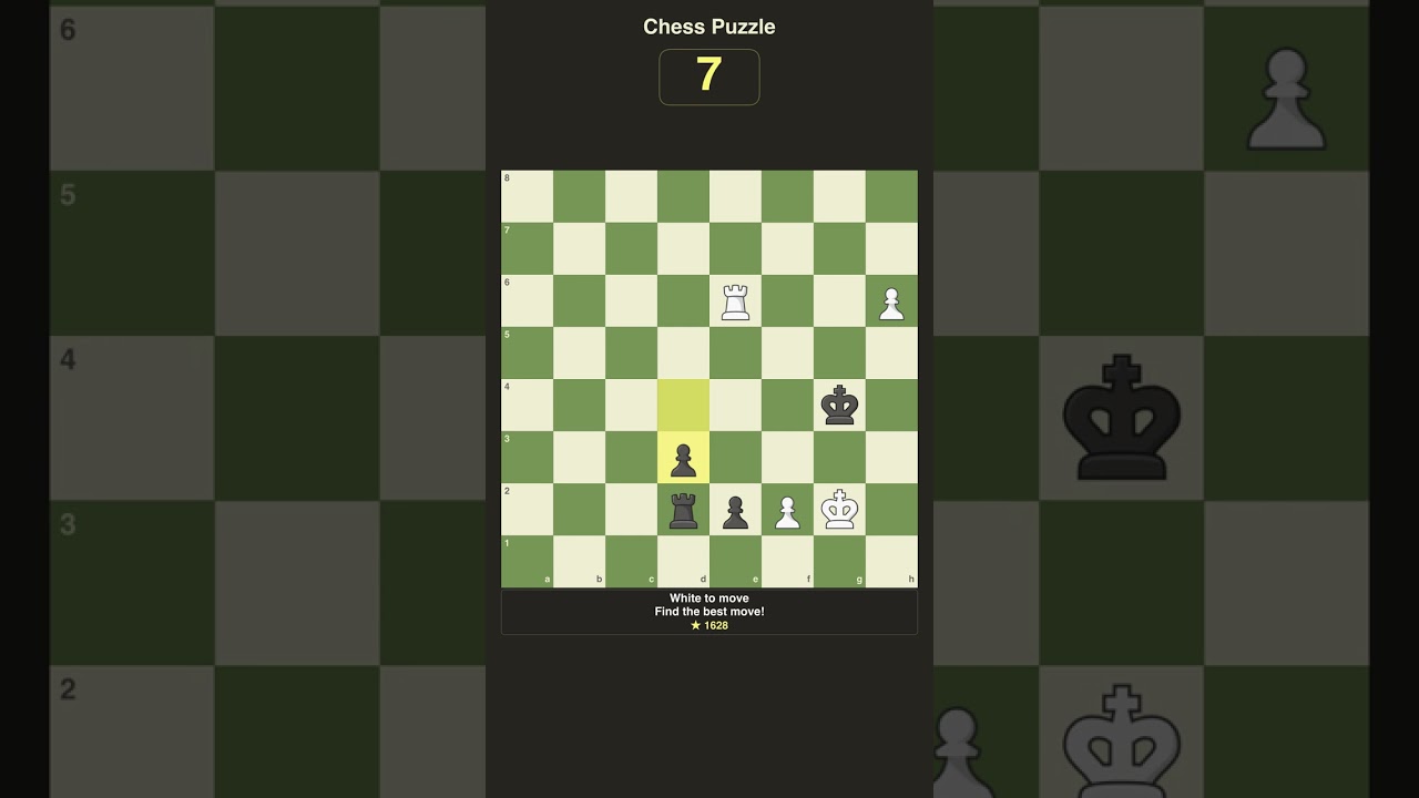Chess Puzzle ☆1628 | Can You Find It? - YouTube