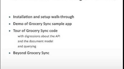 Webinar   Developing with Couchbase Lite and iOS Mobile clip1