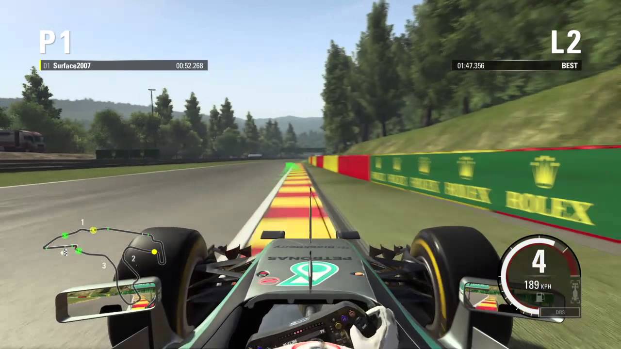 F1 2015 Spa hotlap with setup