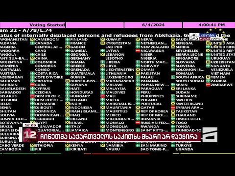 ოცნების პარტნიორმა ჩინეთმა გაეროში მხარი არ დაუჭირა აფხაზეთიდან და ცხინვალიდან დევნილებზე რეზოლუციას