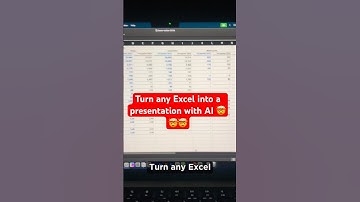 Convert Excel into PowerPoint with AI 🤯🤯🤯 #exceltips #powerpoint #consultant #excel #ai #aitools