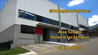 Bodega en Arriendo o Venta en la Autopista Norte de Medellín 520 m2