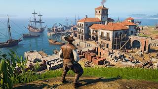 WINDROSE | Pirate Mega Fortress Construction Continues! PART 17 !windrosethoughts screenshot 2