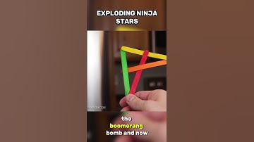 HOW TO MAKE EXPLODING NINJA STARS