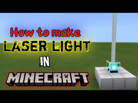 how to create the laser light | Minecraft | laser light in minecraft ...