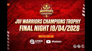 JUI WARRIORS CHAMPIONS TROPHY SEASON-4 DAY NIGHT TOURNAMENT | FINAL DAY