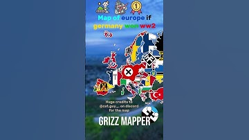 Map of europe if germany won ww2 #history #europe #map #geography #mapping #educationalvideo