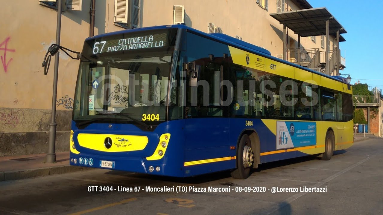 Linea 3404 GTT 3404 - Linea 67 - YouTube