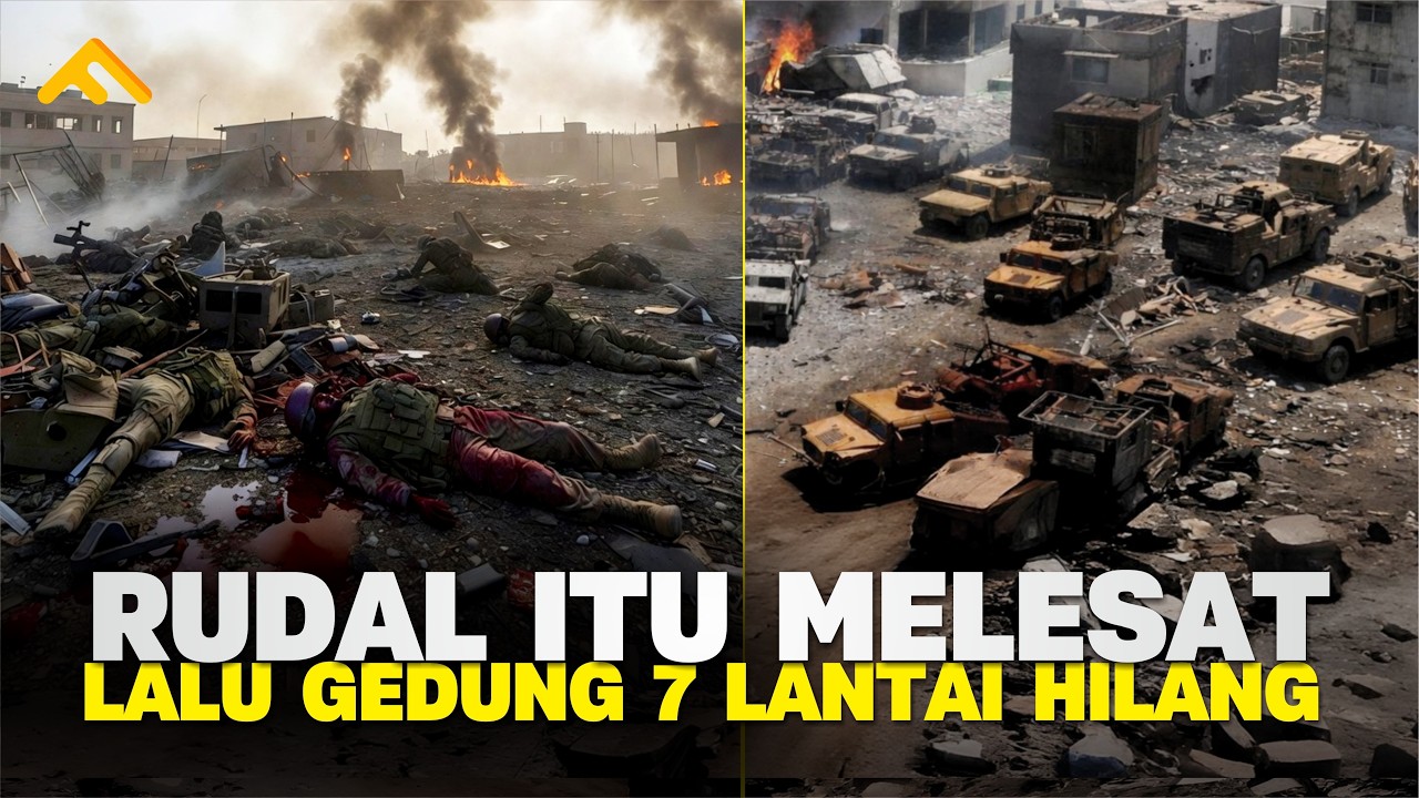 PASUKAN AMERIKA BANYAK TEWAS! Bukan Hanya Israel, Seluruh Pangkalan AS Jadi Api Balasan Iran!