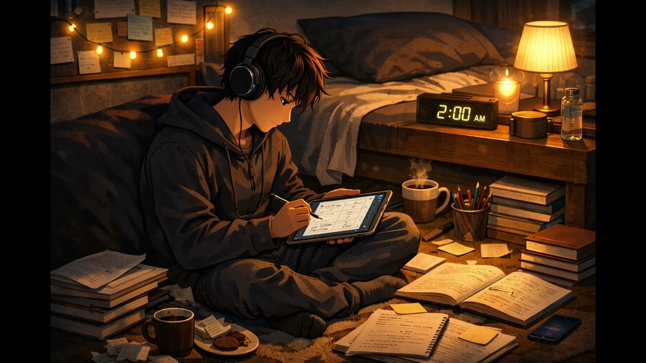 Lofi hip hop | 2 A.M Study Session #lofi #beatstostudy