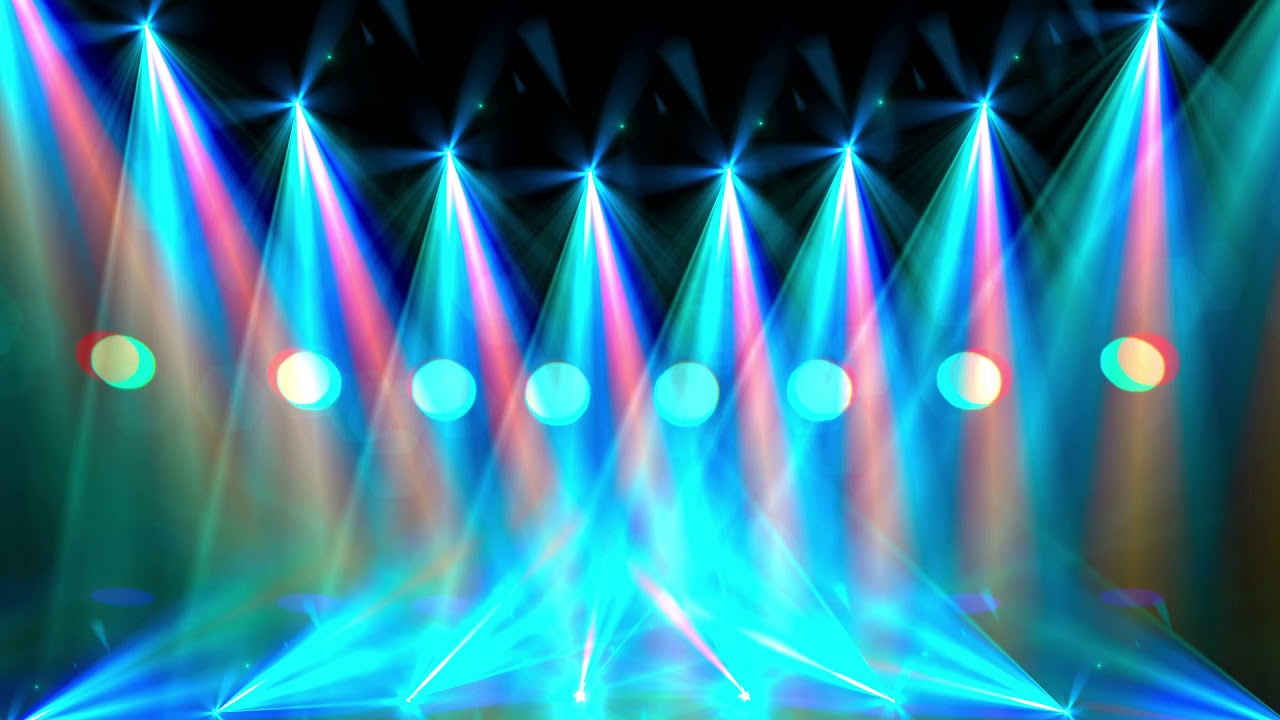 Blue and Pink Stage Lighting animated background - YouTube