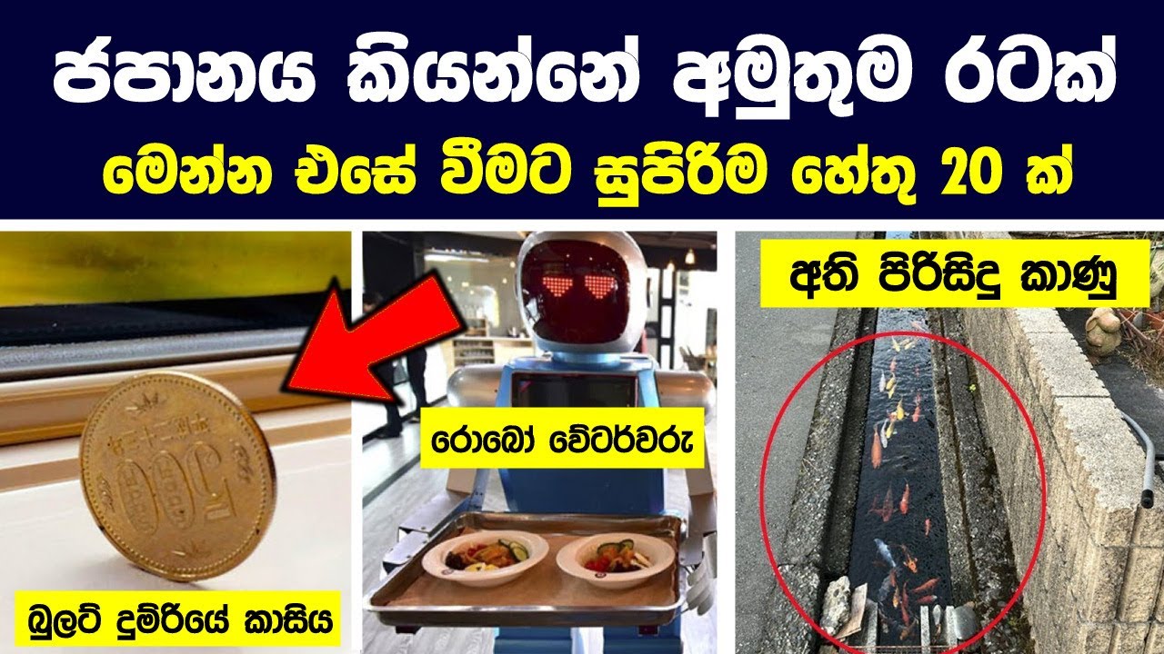 ජපානය කියන්නේ අමුතුම රටක් - මෙන්න එසේ වීමට සුපිරිම හේතු 20 ක් |20 Reasons Why You Should Visit Japan