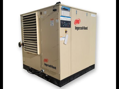 Used 100HP Ingersoll-Rand Rotary Screw Air Compressor - SSR-EP100  - LOW HOURS
