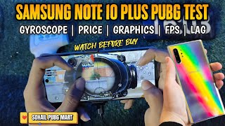 Samsung Galaxy Note 10 Plus pubg test in 2023 Gyro Fps Graphics test